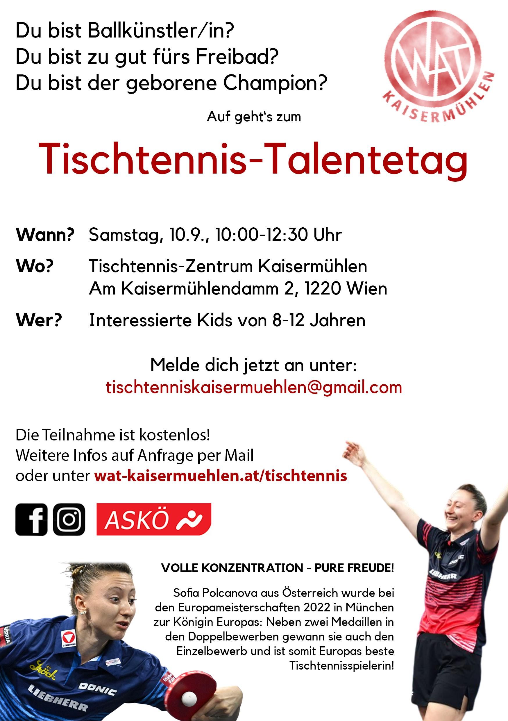 Flyer Schnuppertag 2022